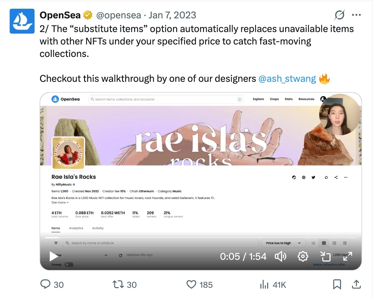 OpenSea Drops 1